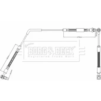 Flexible de frein BORG & BECK BBH8405