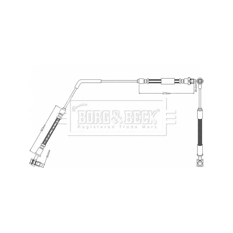 Flexible de frein BORG & BECK BBH8405