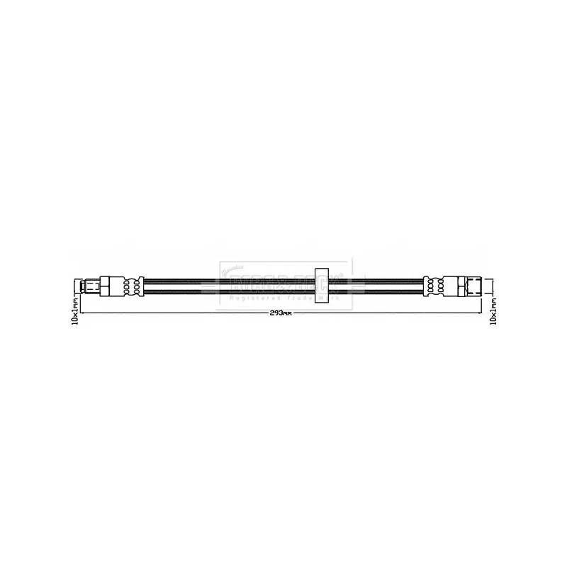 Flexible de frein BORG & BECK BBH8410