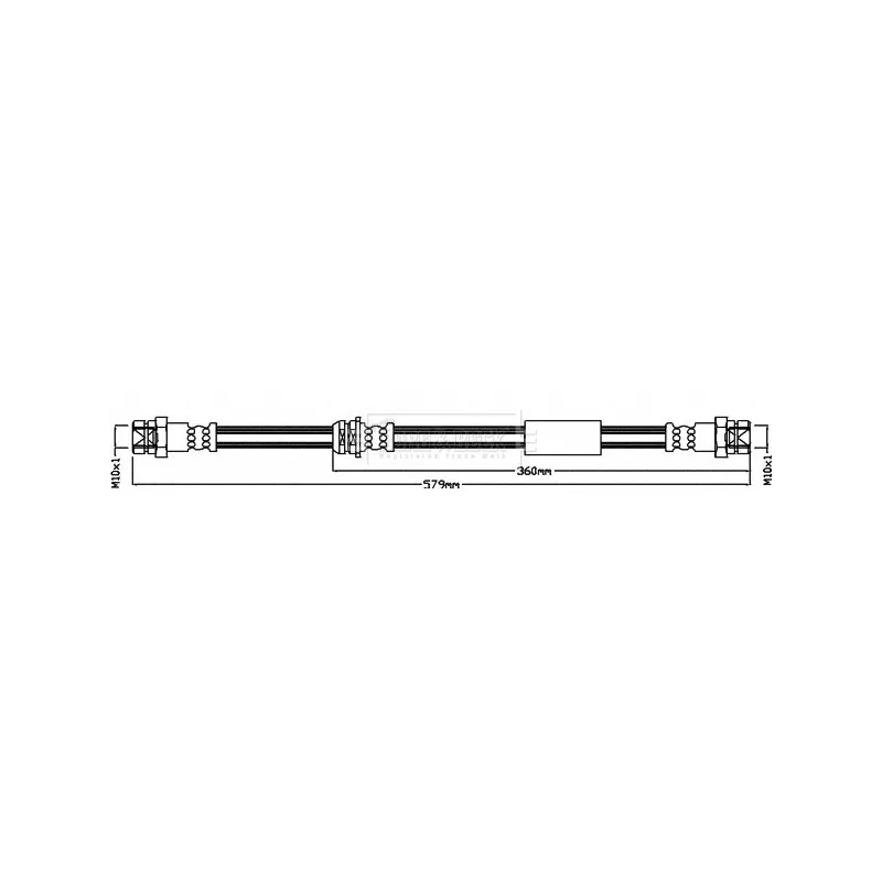 Flexible de frein BORG & BECK BBH8418