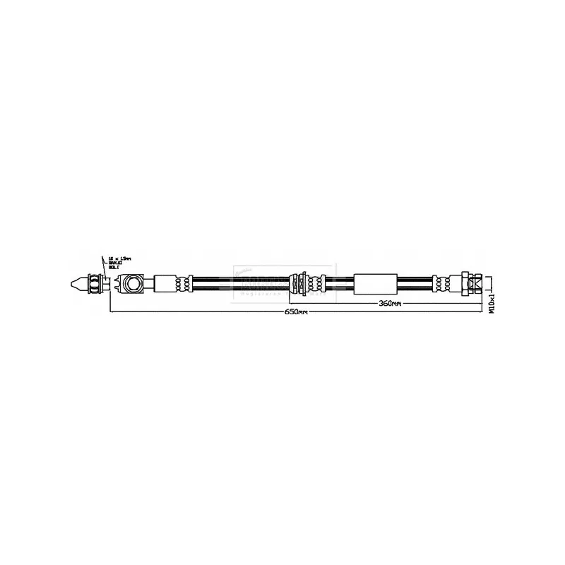 Flexible de frein BORG & BECK BBH8419