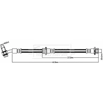 Flexible de frein BORG & BECK BBH8421
