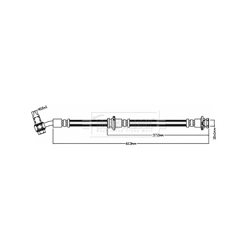 Flexible de frein BORG & BECK BBH8421