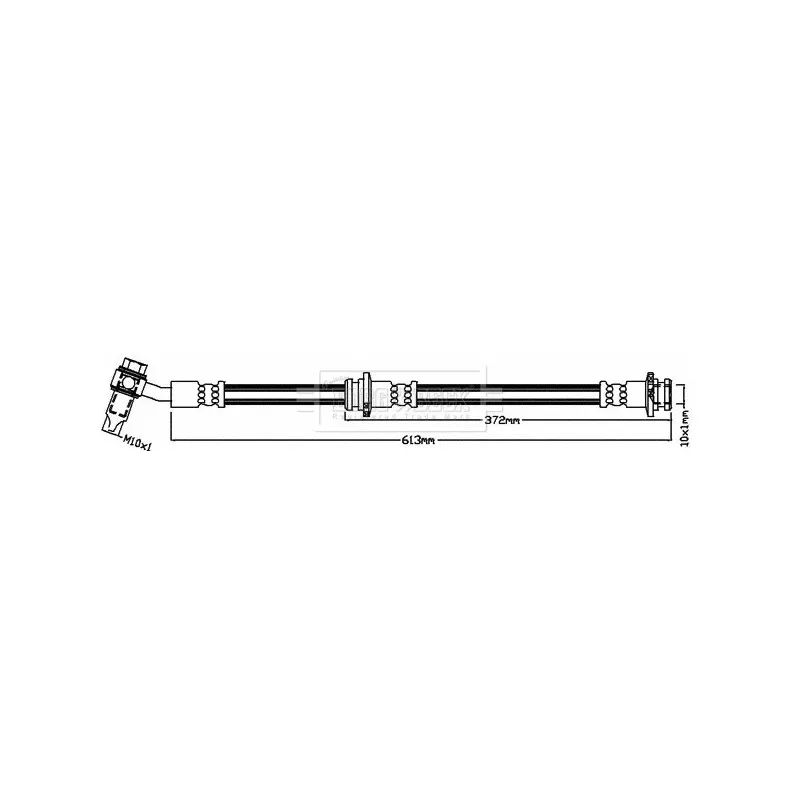 Flexible de frein BORG & BECK BBH8422