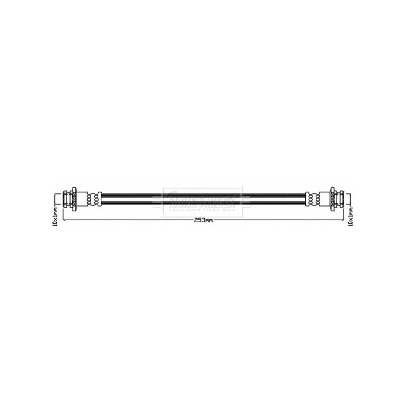 Flexible de frein BORG & BECK BBH8423