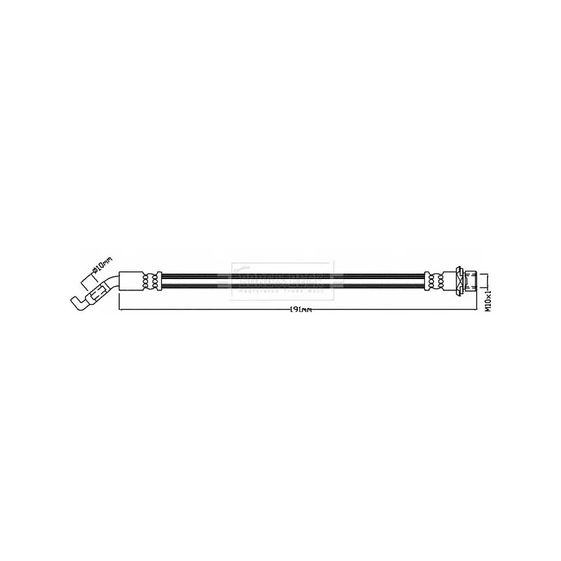 Flexible de frein BORG & BECK BBH8426