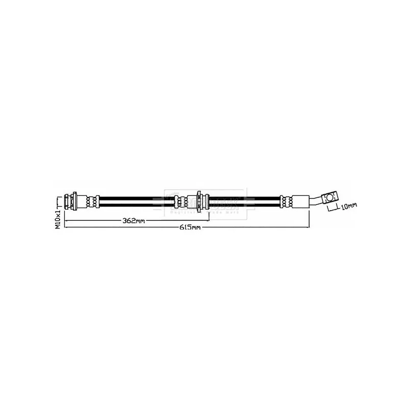 Flexible de frein BORG & BECK BBH8429