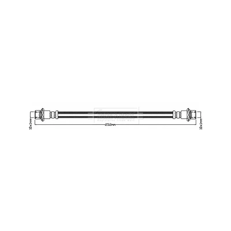 Flexible de frein BORG & BECK BBH8433