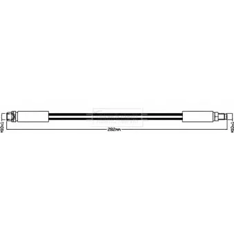 Flexible de frein BORG & BECK BBH8434