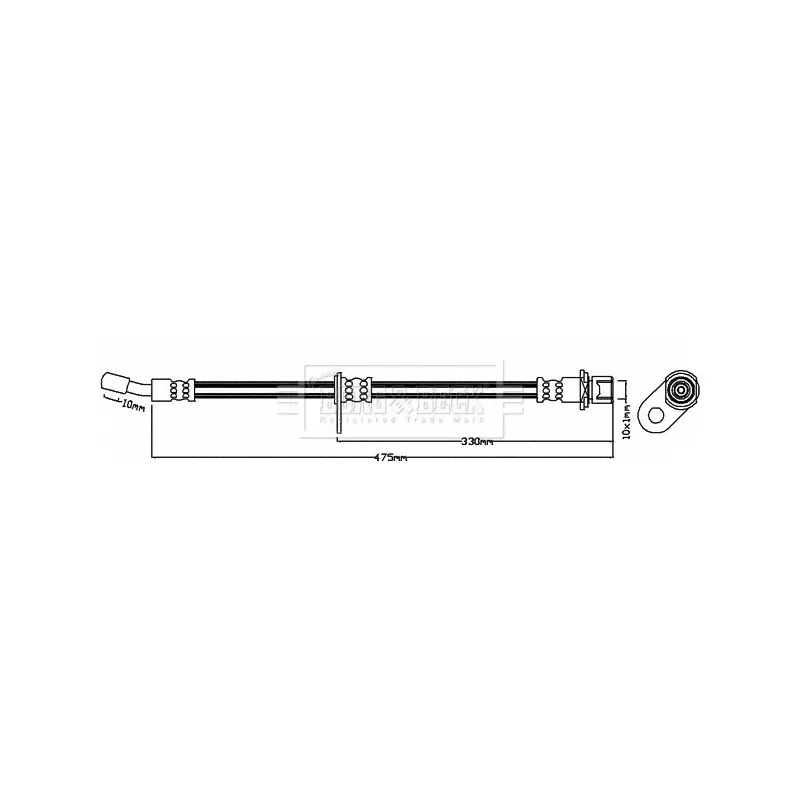 Flexible de frein BORG & BECK BBH8442