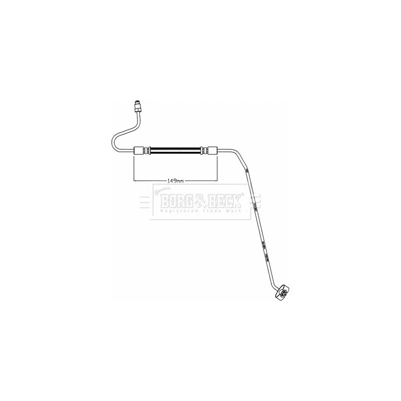 Flexible de frein BORG & BECK BBH8445