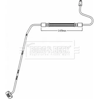 Flexible de frein BORG & BECK BBH8446