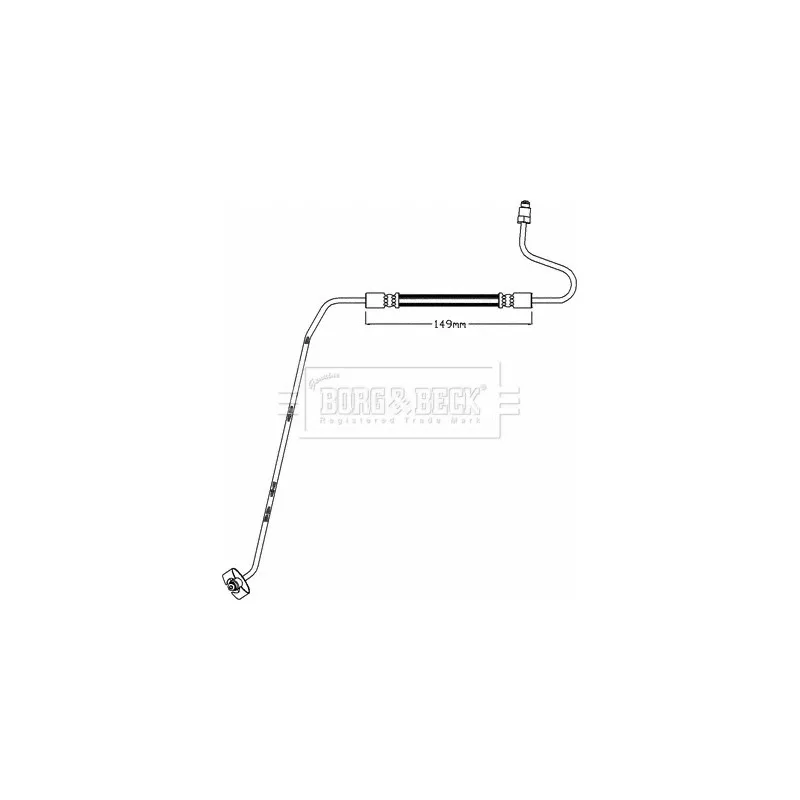 Flexible de frein BORG & BECK BBH8446
