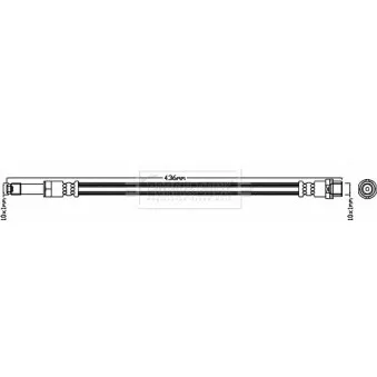 Flexible de frein BORG & BECK BBH8447