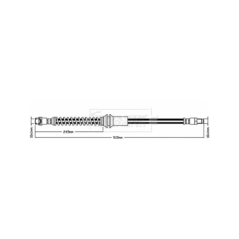 Flexible de frein BORG & BECK BBH8449