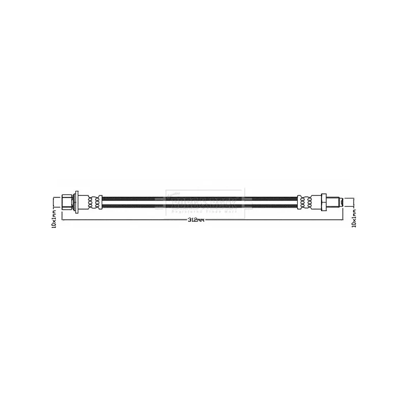 Flexible de frein BORG & BECK BBH8453