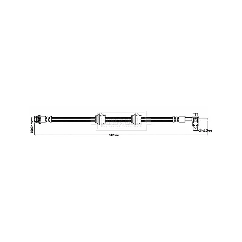 Flexible de frein BORG & BECK BBH8454