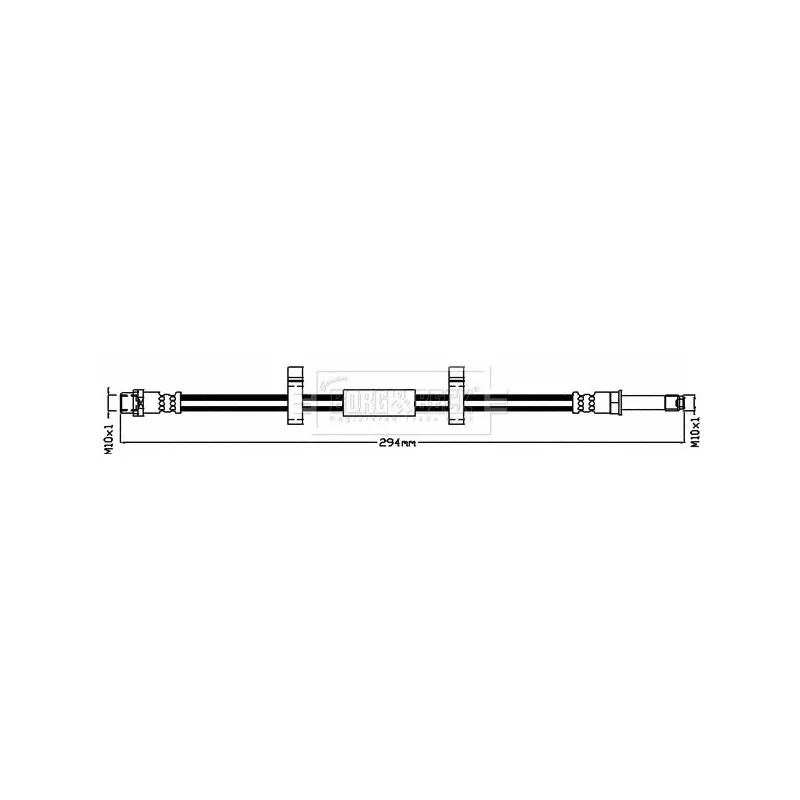 Flexible de frein BORG & BECK BBH8463