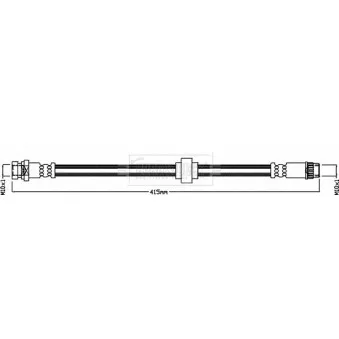 Flexible de frein BORG & BECK BBH8464