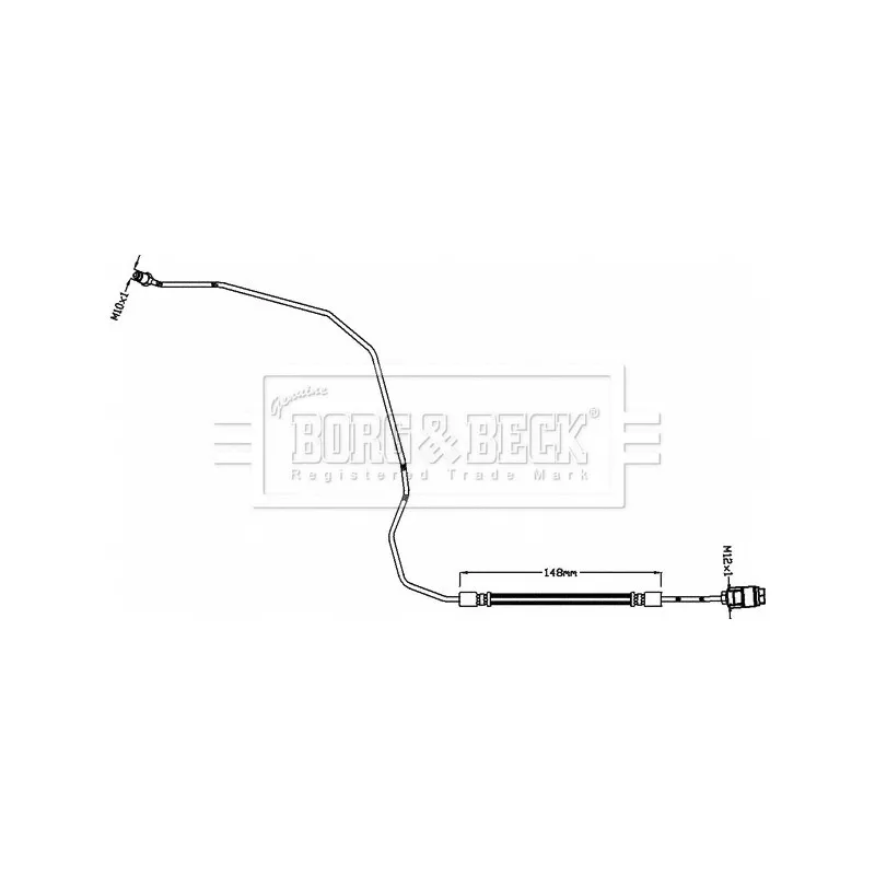 Flexible de frein BORG & BECK BBH8465