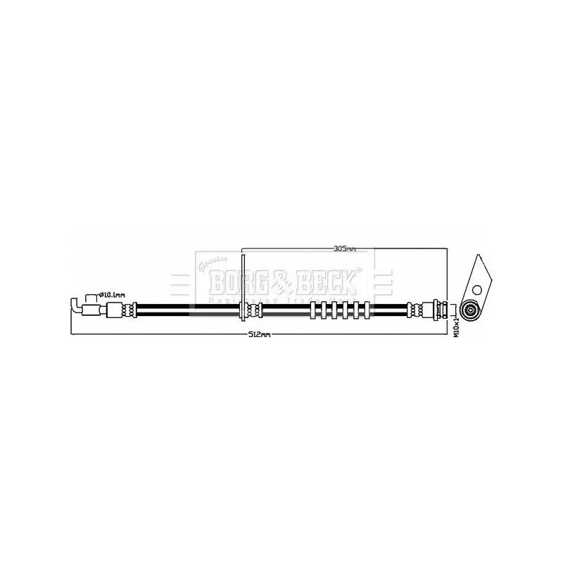 Flexible de frein BORG & BECK BBH8468