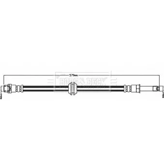 Flexible de frein BORG & BECK BBH8469