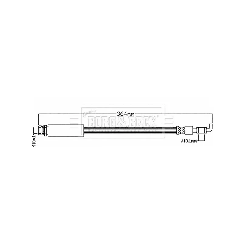 Flexible de frein BORG & BECK BBH8474
