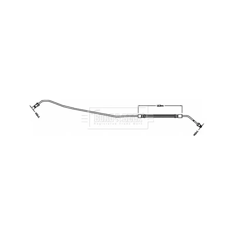 Flexible de frein BORG & BECK BBH8477