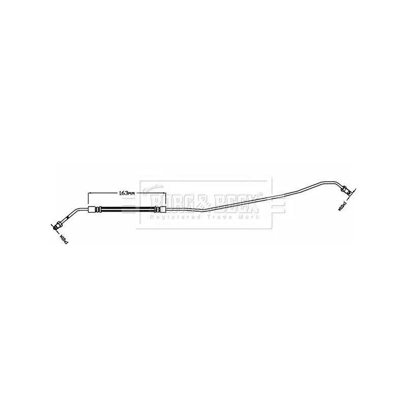 Flexible de frein BORG & BECK BBH8478