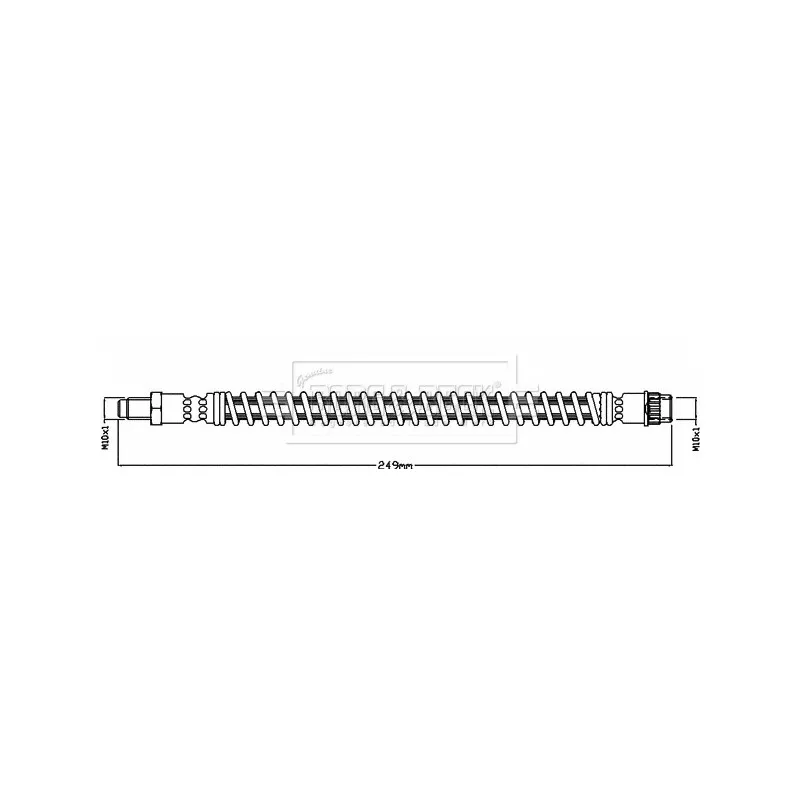 Flexible de frein BORG & BECK BBH8480