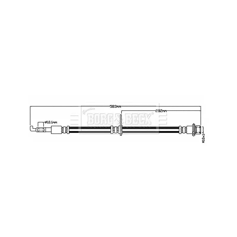 Flexible de frein BORG & BECK BBH8483