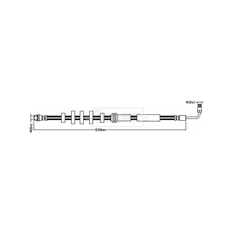 Flexible de frein BORG & BECK BBH8488
