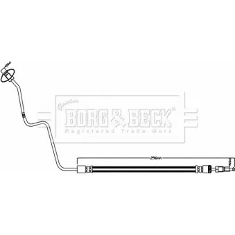 Flexible de frein BORG & BECK BBH8493