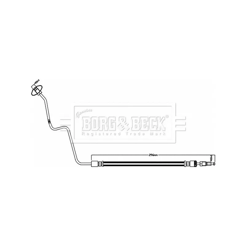 Flexible de frein BORG & BECK BBH8493