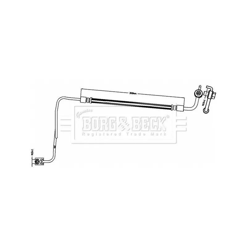 Flexible de frein BORG & BECK BBH8494