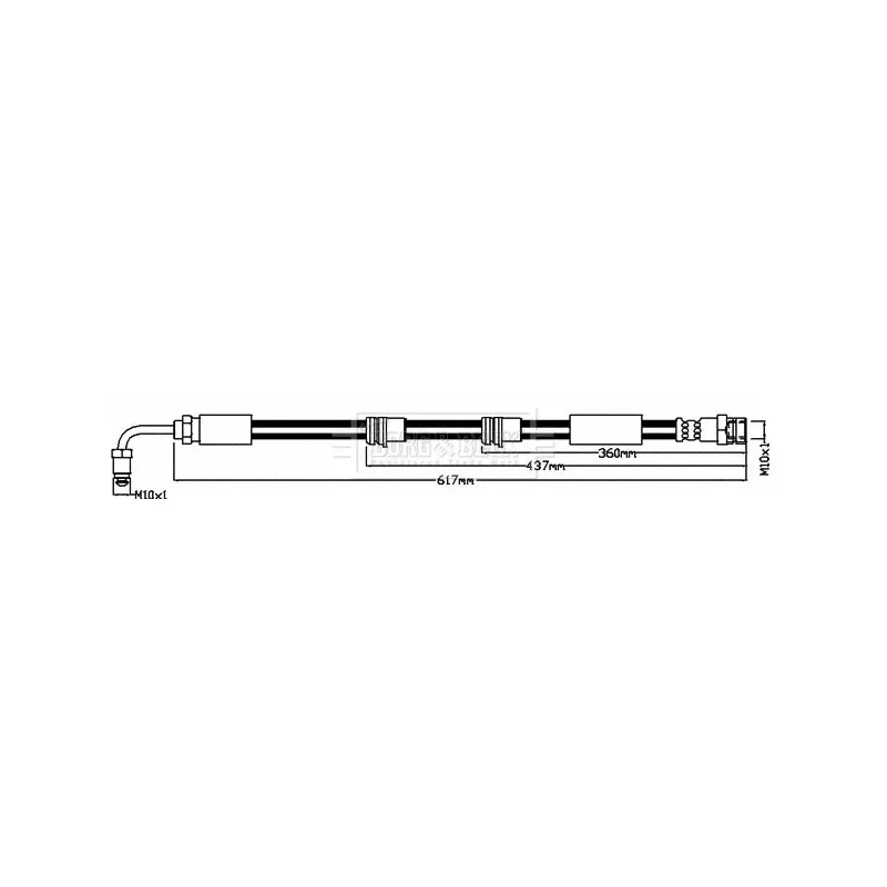 Flexible de frein BORG & BECK BBH8495