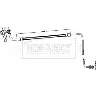 Flexible de frein BORG & BECK BBH8497