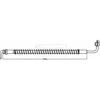 Flexible de frein BORG & BECK BBH8499