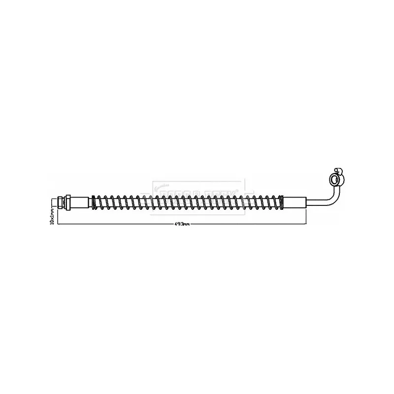 Flexible de frein BORG & BECK BBH8499
