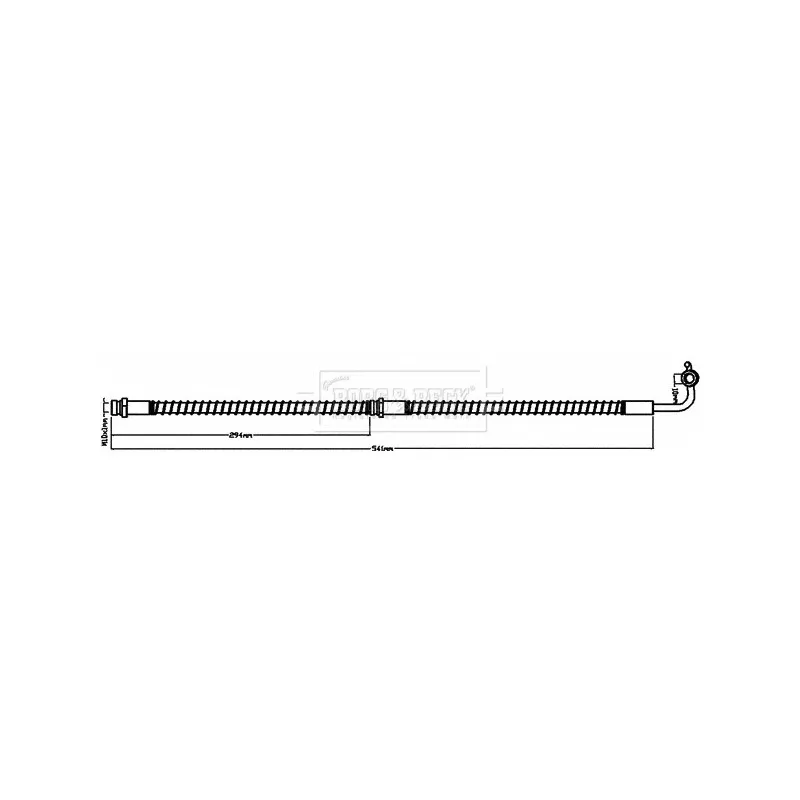 Flexible de frein BORG & BECK BBH8500