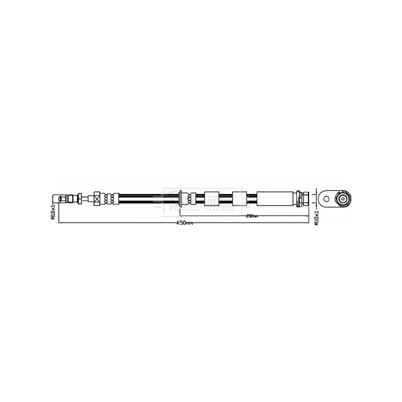 Flexible de frein BORG & BECK BBH8502