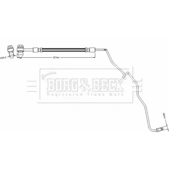 Flexible de frein BORG & BECK BBH8503