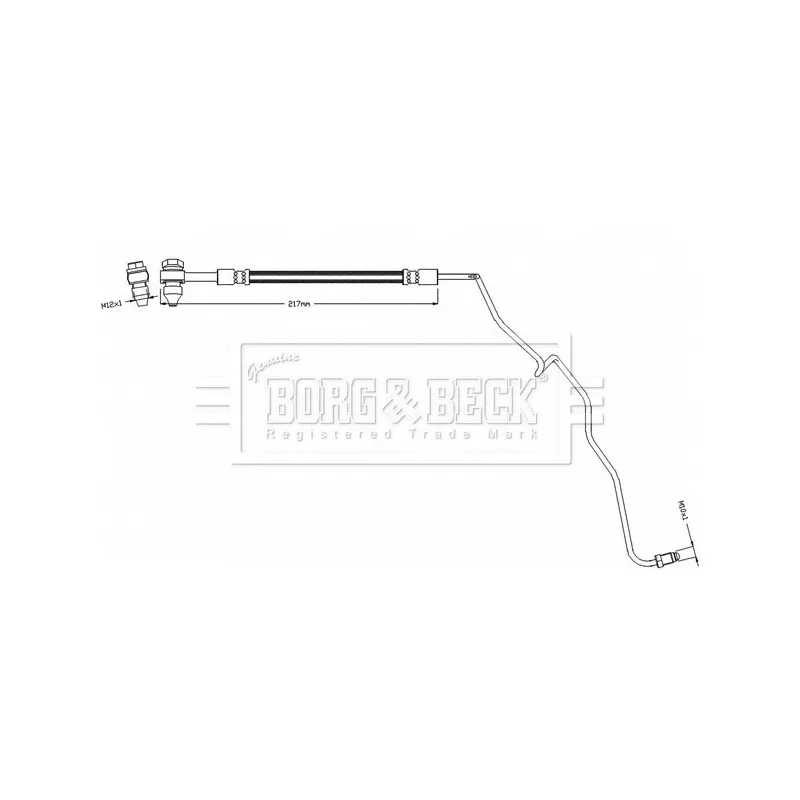 Flexible de frein BORG & BECK BBH8503