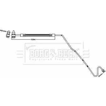 Flexible de frein BORG & BECK BBH8504