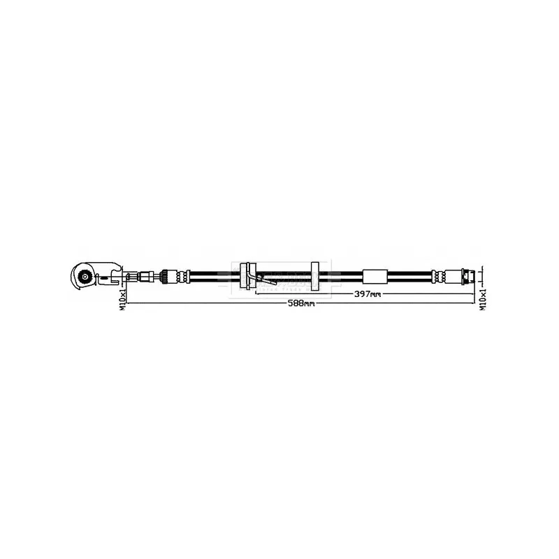 Flexible de frein BORG & BECK BBH8507