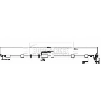 Flexible de frein BORG & BECK BBH8508