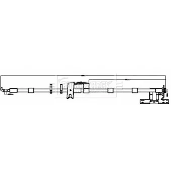 Flexible de frein BORG & BECK BBH8509