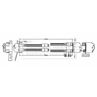 Flexible de frein BORG & BECK BBH8510