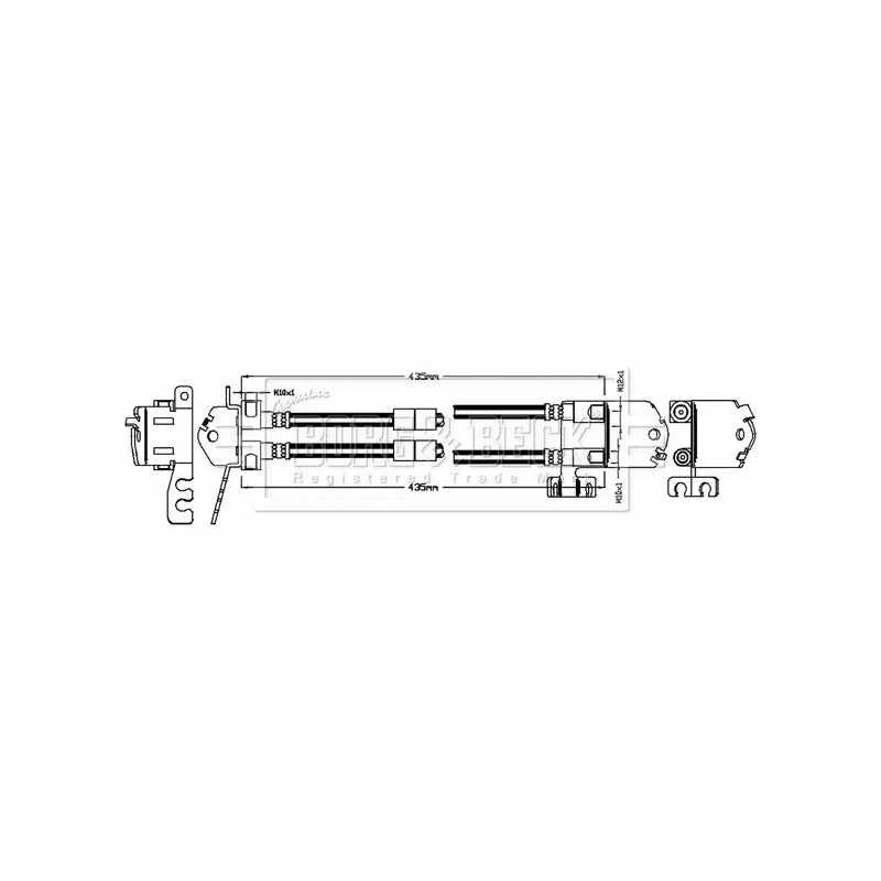 Flexible de frein BORG & BECK BBH8510