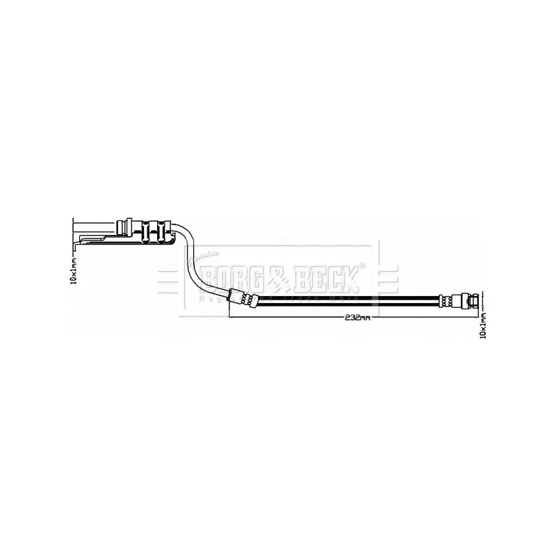 Flexible de frein BORG & BECK BBH8515
